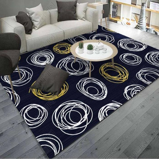 European Flowers Printed Rugs and Carpets Living Room Kids Room Floor Mat Bedroom Area Rugs