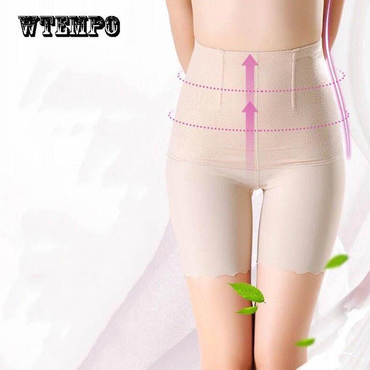Abdominal Body Shaping Underwear Thin Waist Slimming Safety Leggings Anti-light High Waist
