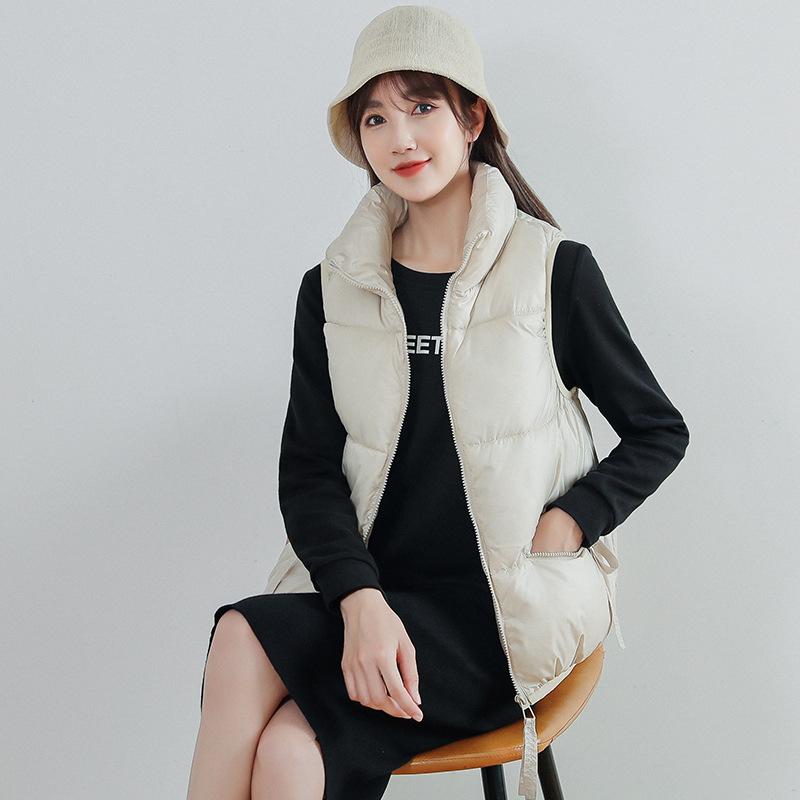 Winter Version of Down Cotton Vest Women Short Vest Loose Thick Down Cotton Vest