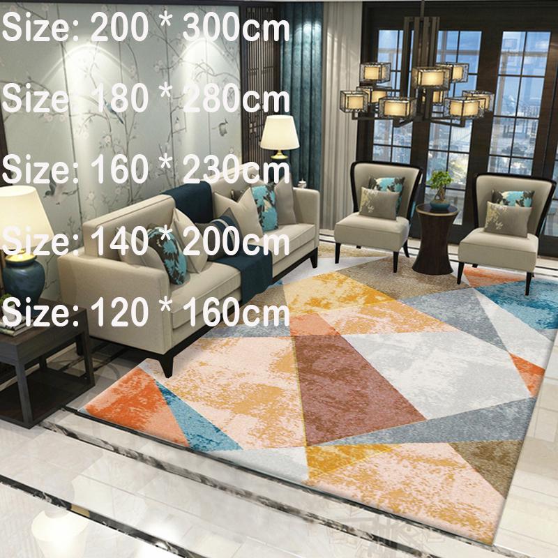 Sofa tea table blanket simple bedroom room carpet geometric style rug home rug living room