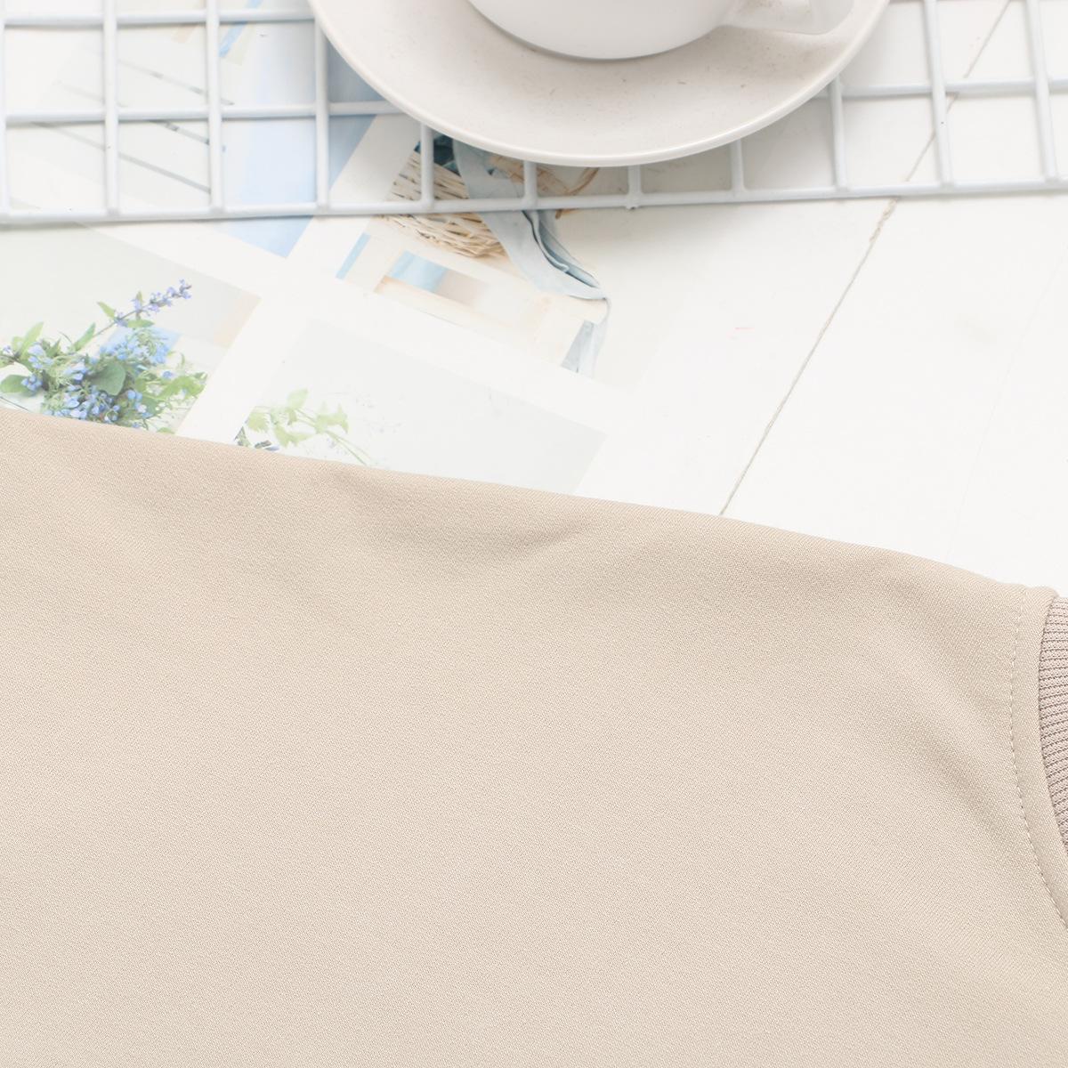 Plus Size Women's 2021 Autumn Thin Section Fake Two Piece Stitching Round Neck Sweater Fashion Printing Pullover