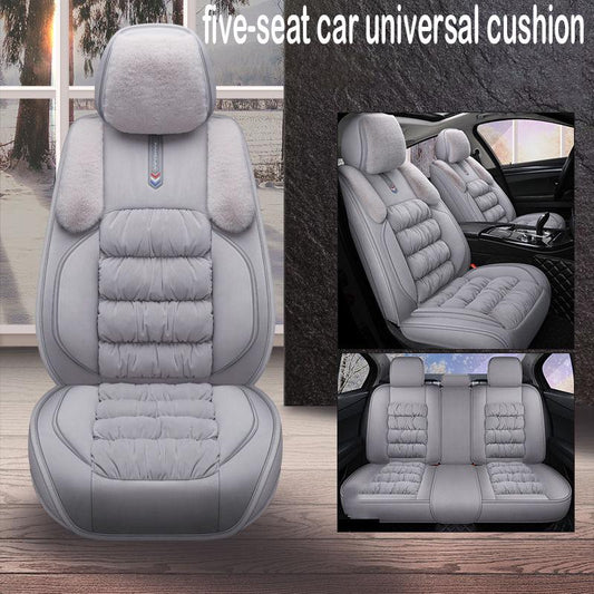 Car seat cushions all surround 5 seat car cushions Winter warm and comfortable plush seat cover
