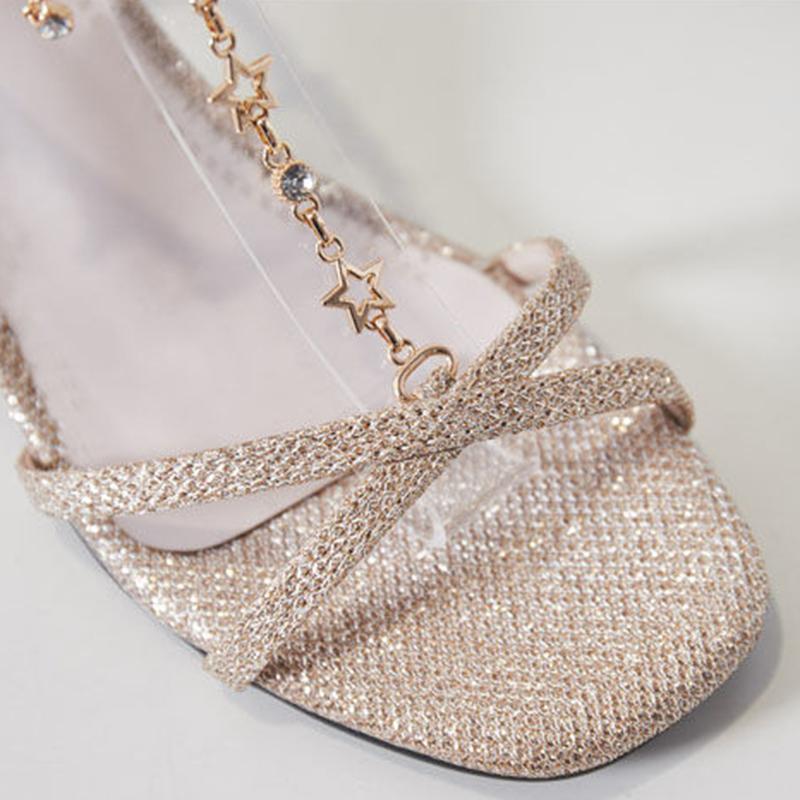 Sandals Women's Thick Heel Fairy Style High Heels Small Fresh Girl Shoes