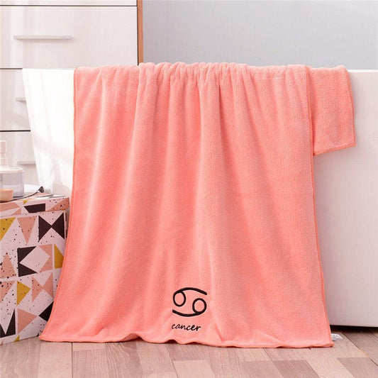 Red High-grade Large Household Towels and Bath Towels 70*140 for Men and Women Taking A Bath Quick-drying, Absorbing Water and No Linting