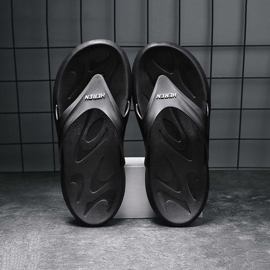 Summer Men's Slippers Trendy Wild Men's Fashion Flip Flops Outdoor Non-slip Personalized Clip Drag