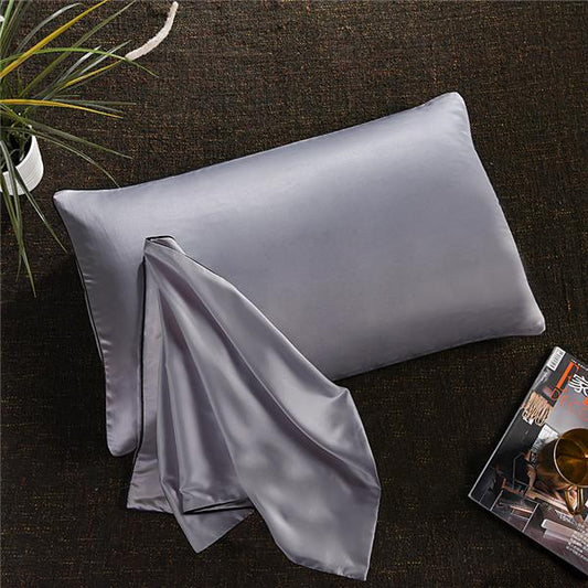Washed Silk Cool Feeling Pillowcase Summer Nude Sleeping Silky Soft Adult Pillowcase 48x74cm