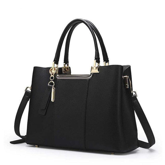 Women Luxury Top-Handle Bags Personality European Style Genuine Leather Handbags Large Capacity Crossbody Bag