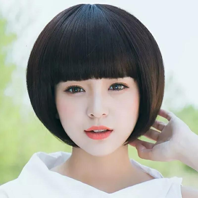 Wigs Fashion Blonde High Temperature Fiber Short Straight Hair Wig Hairpiece