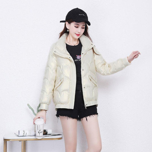 Winter Down Jacket Women Short Loose and Thin Down Jacket Women