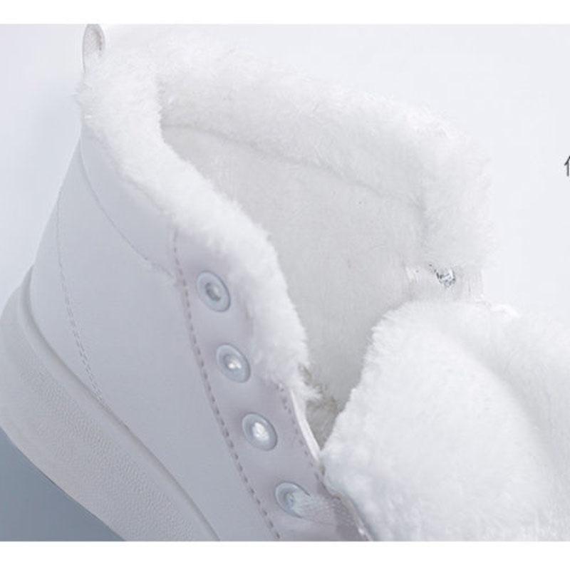 Cotton Shoes Women Plus Velvet Winter Thick Warmth Korean Style All-match Casual Thick Sole Shoes