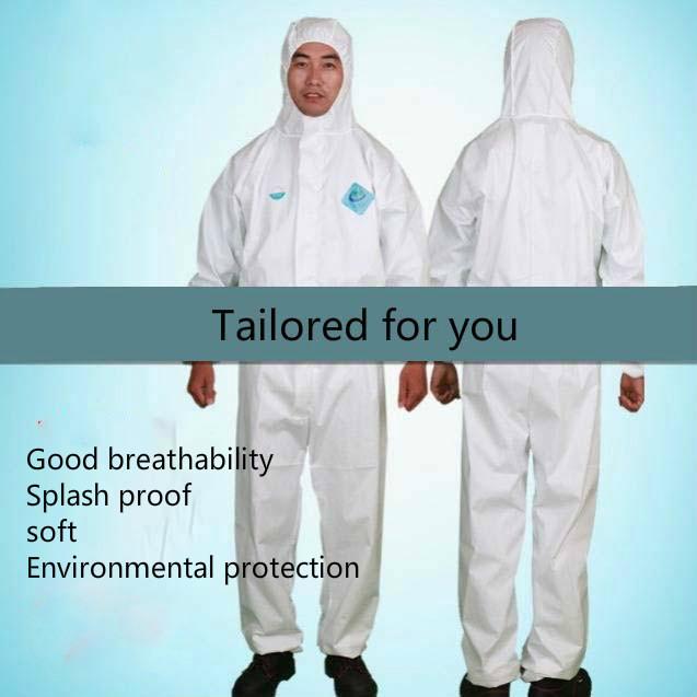 One-time dust protection Plastic bottle cap Isolation suit protective suit Anti-dust and anti-static