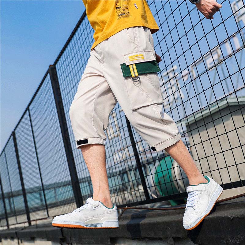 Summer Thin Loose Trend Student All-match Shorts Tooling Seven-point Casual Pants