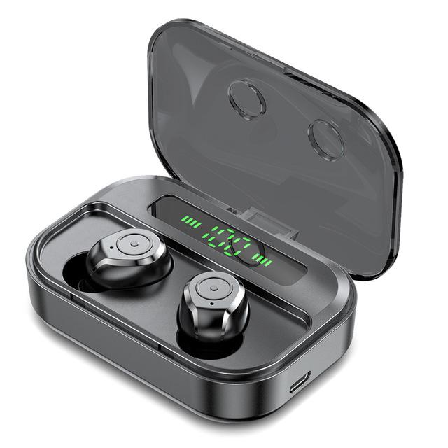Waterproof 5.0 Earphones Bluetooth Mini HIFI TWS Earbuds 3600mAh Headphones Noise Reduction Headset