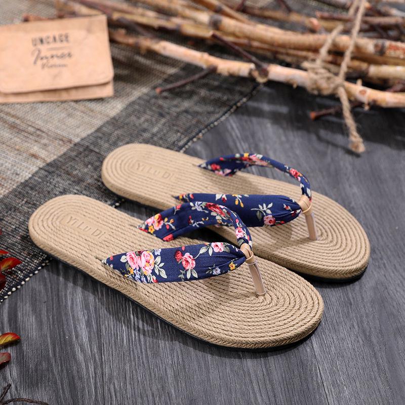Sandals Flip-flops Women's Summer Wear Flat Seaside Vacation Beach Shoes Women's Slippers Non-slip Flip Flops Sandals