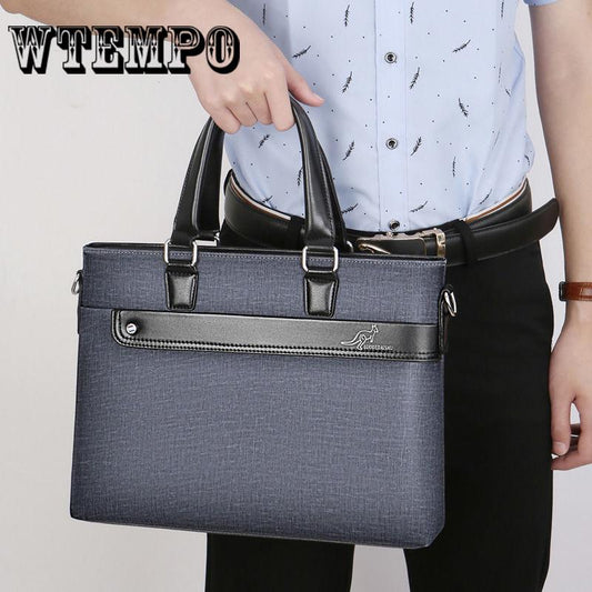 Men's Handbags Briefcase Leather Shoulder Bag Business Messenger Bags