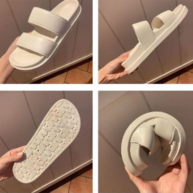 Thick-soled Sandals and Slippers Women's Summer Ins Tide Net Red Fashion Wear Retro Hong Kong-style Harajuku Style Beach Shoes