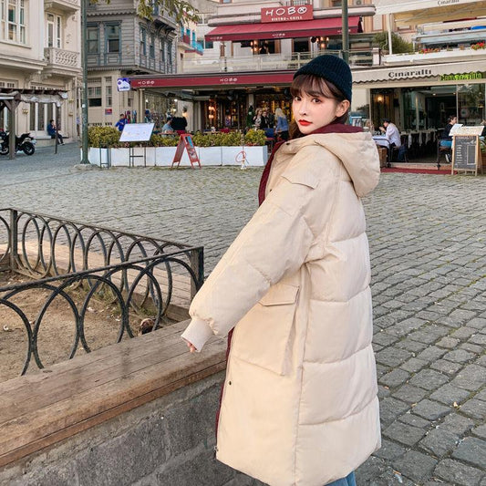 Winter Fashion Trend of Down Padded Jacket Women Loose Thick Warm Plus Size Fitted Jacket