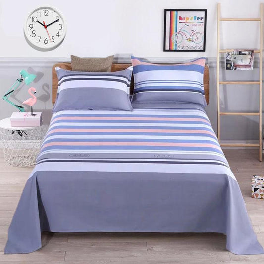 Thick Bed Sheet Single Dormitory Double Bed Single Three-piece Set Tatami Bed Sheet Two Pillowcases Washable and Easy To Fold Anti-static
