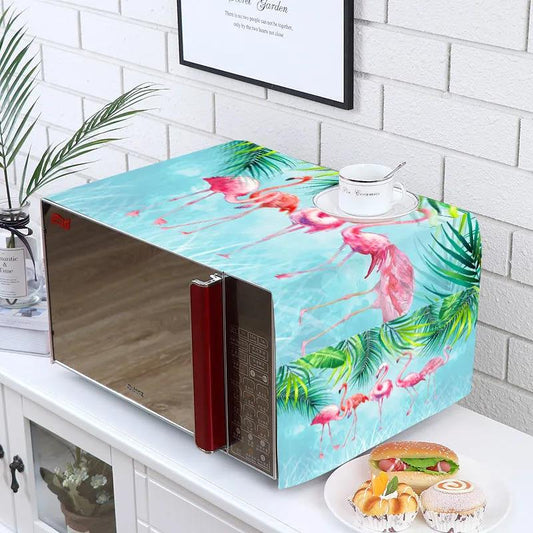 35*100cm Microwave Oven Cover Dust Cover Cloth Cover Oil Cover Cloth Oven Cover Three Sides All-inclusive