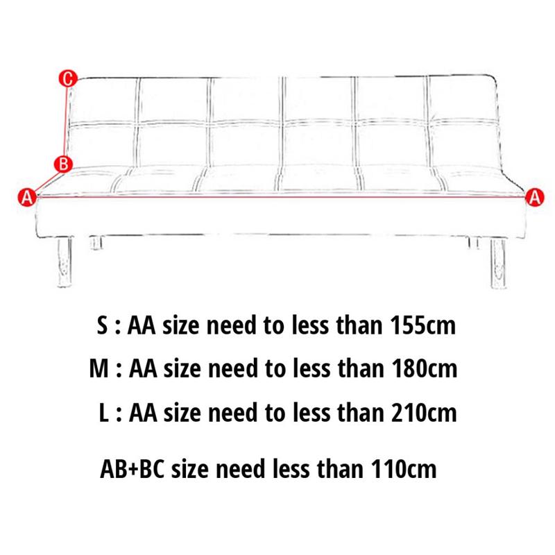 Simple Folding Armless Sofa Bed Cover Cover All Inclusive Elastic Universal Sofa Cover Full Cover Sofa Cushion Sofa Cover