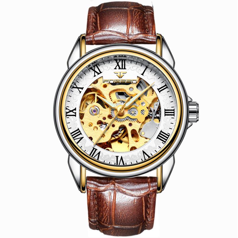 Luxury Watches Brand Automatic Mechanical Watch Men Stainless Steel Business Wristwatch