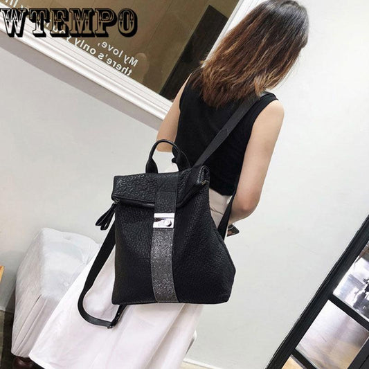 Women Leather Backpacks High Quality Ladies Bagpack Vintage School Bags For Backpacks Female