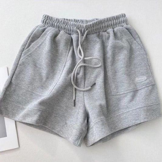 High Waist Casual Sports Shorts Women's Summer Loose Wide Leg A-line Pants Trend