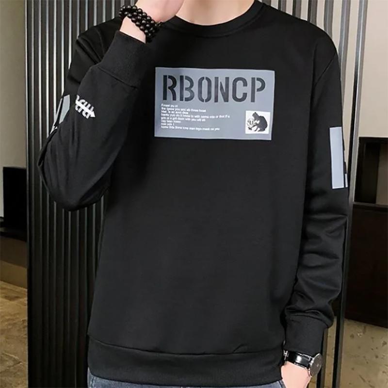 Sweater Men's Autumn Loose Round Neck Trend All-match Clothes Men's Long-sleeved Sweatshirts