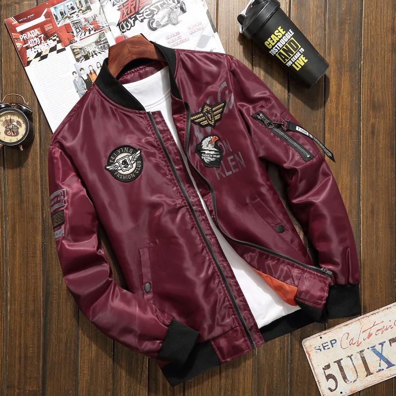 Spring and autumn coat trend casual wear air force baseball uniform pilot jacket men