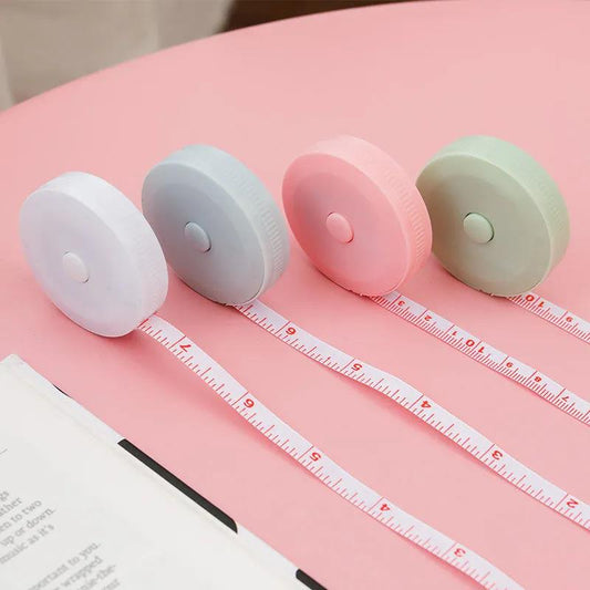 1/3pcs Tape Measure 1.5m Self-locking Soft Ruler Mini Tape Measure for Bust Measurement and Cutting Clothes