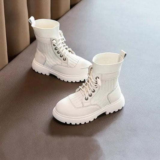 Children's Martin Boots Girls Winter Autumn Little Princess Single Boots British Style Children Casual Short Boots