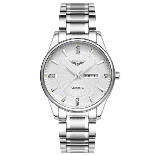 Men Fashion Mens Luxury Waterproof Stainless Steel Band Watches Machinery Sport