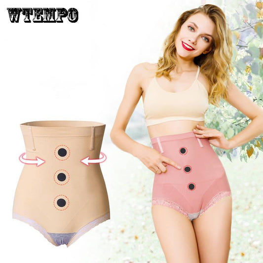 Corset with Fashion Slim Pants Abdomen Underwear Female High Waist Hips Postpartum