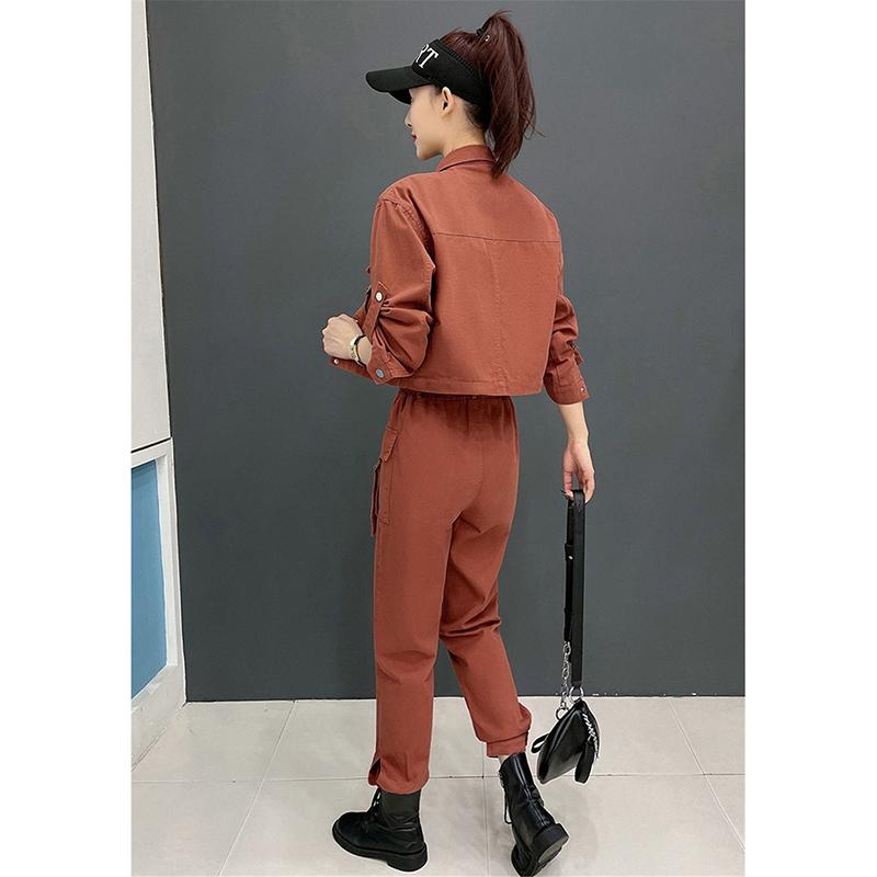 Workwear Suit Women Spring Autumn Casual Fashion Professional Two-piece Trousers