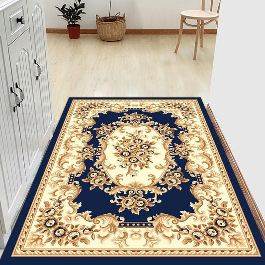European Style Carpet Living Room Carpet Non-slip Household Carpet Bedroom Bedside Luxury Washable Carpet