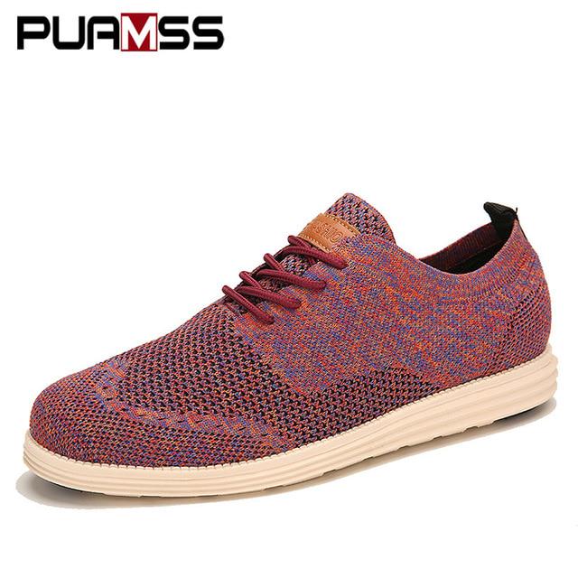 New Men Casual Shoes Men Business Formal Brogue Weave Carved Oxfords Wedding Dress Breathable Shoes