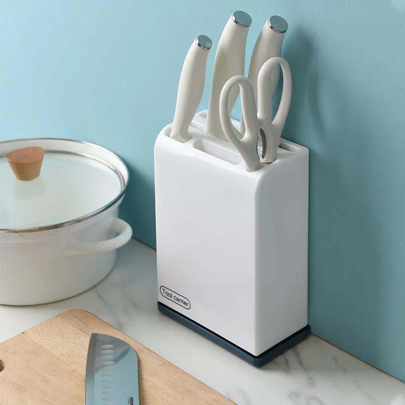 Kitchen Home Tool Storage Frame Plastic Rack Detachable Double-layer Drain Storage Box