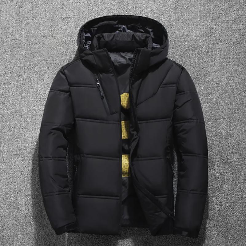 Winter Men's Jacket Men's Thick Plus Down Jacket Fashion Outdoor Sports White Duck Down Jacket Men