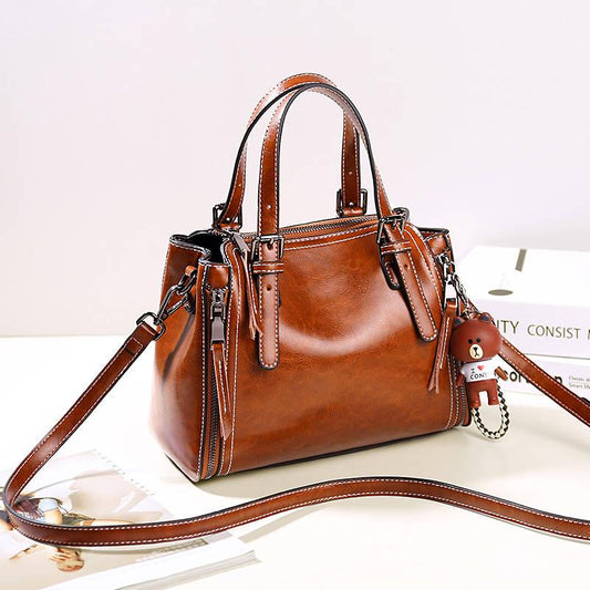 Genuine Leather Handbags Luxury Women Messenger Bags Bolsa Feminina Women's Shoulder Bag
