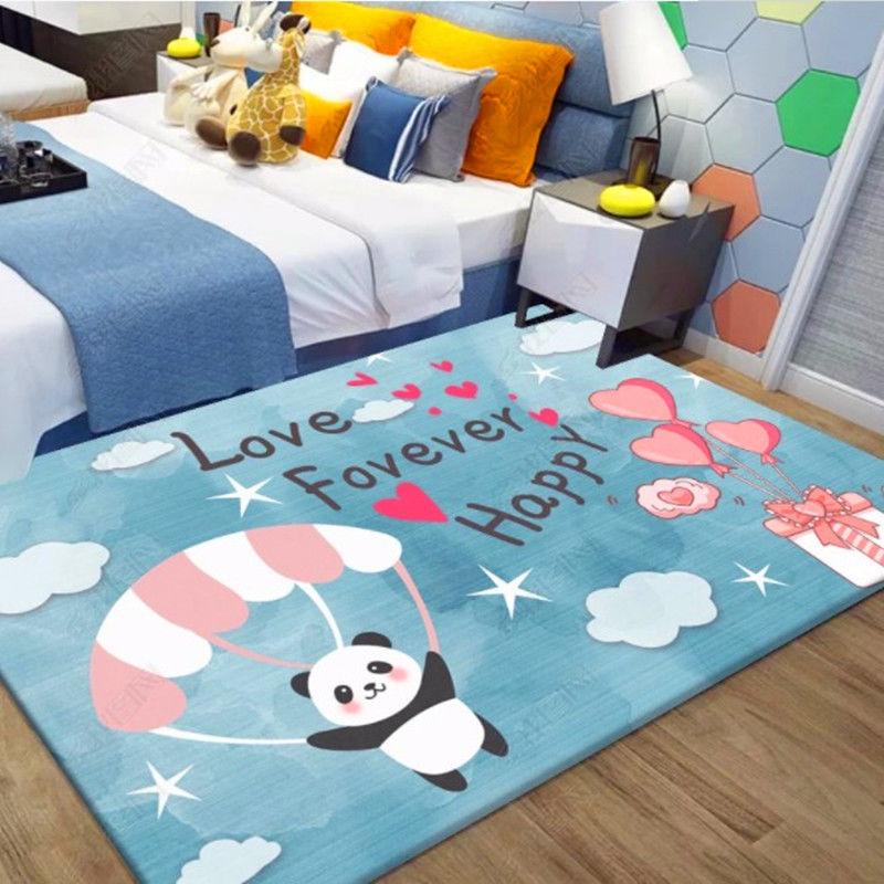 Cartoon Carpet Cute Bedside Blanket In Bedroom Room Children Crawling Floor Mats In Home Living Room
