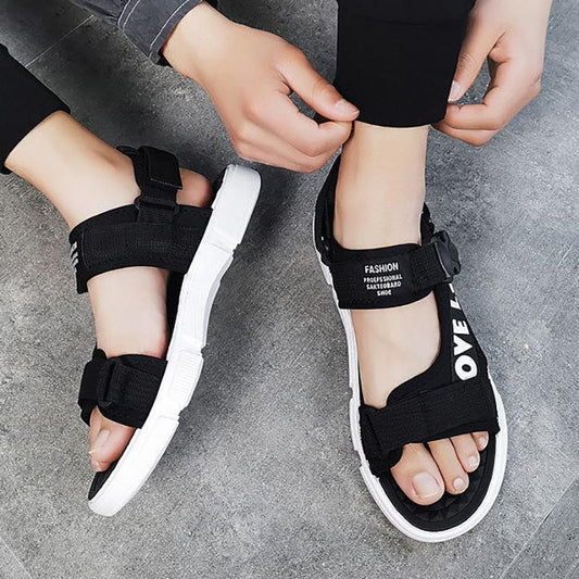 Summer Men's Sandals Casual Trendy Beach Shoes Non-slip Outer Wear Sports Men's Sandals