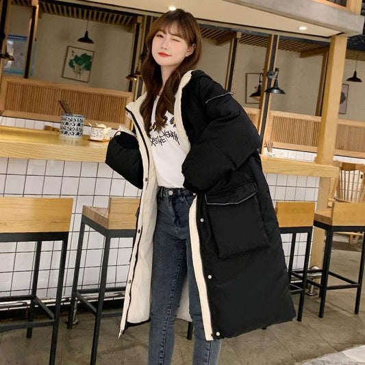 Women's Padded Jacket Loose Mid-length Down Padded Jacket Winter Padded Coat