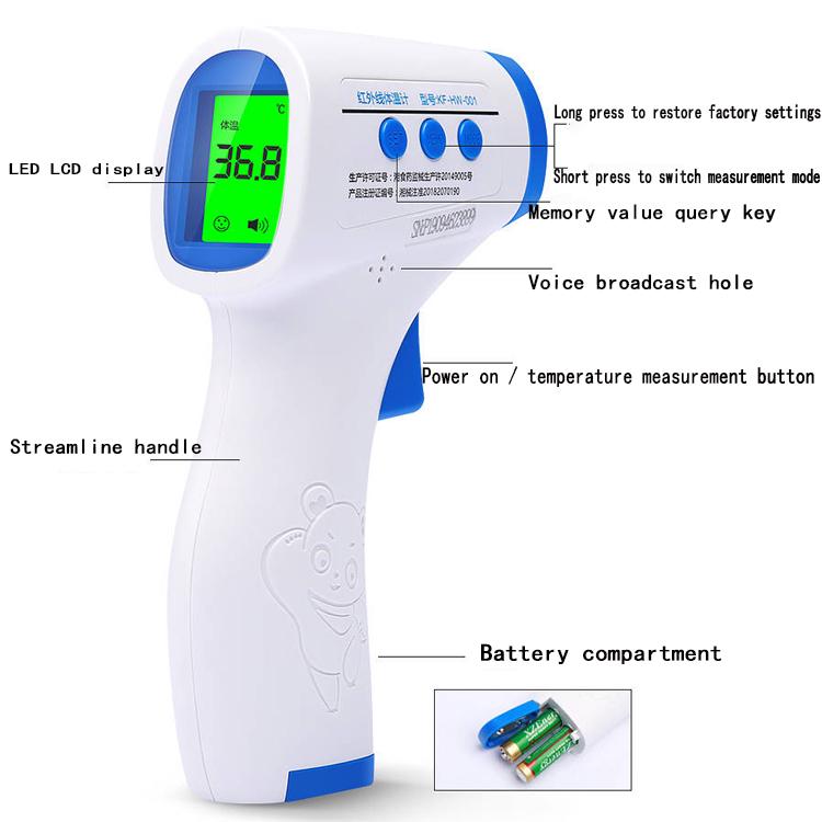 Muti-fuction Baby/Adu Termomete Infrared Thermometer Gun Non-contact Temperature Measurement Device
