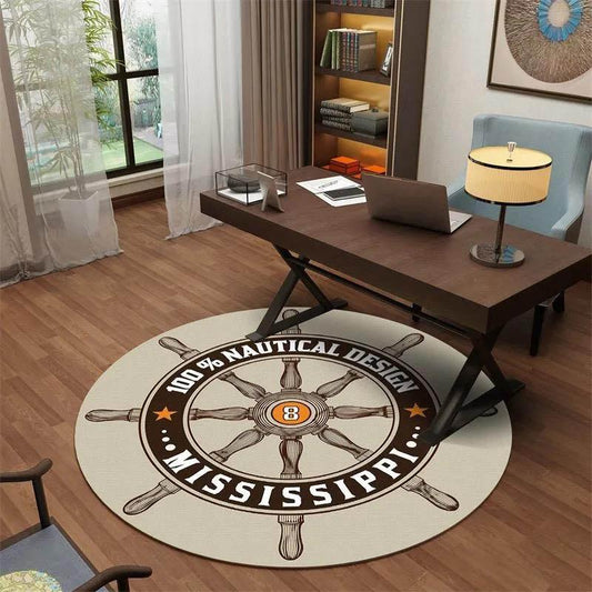 Round Carpet Living Room Light Luxury Style Trend Room Carpet Bedroom Bedside