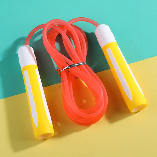 Student Jelly-colored Skipping Rope Special Rope Rubber Rope Competition Sports Exercise Sports Beginner Skipping Rope