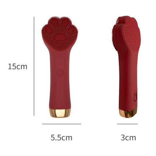 Electric Facial Cleanser Ultrasonic Vibration Portable Charging Model Hand-held Silicone Facial Cleanser Cleans Pore Facial Washing Artifact