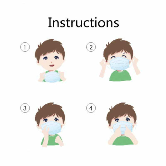 Children's dustproof and anti-fog breathable masks disposable masks 95% baby filter function