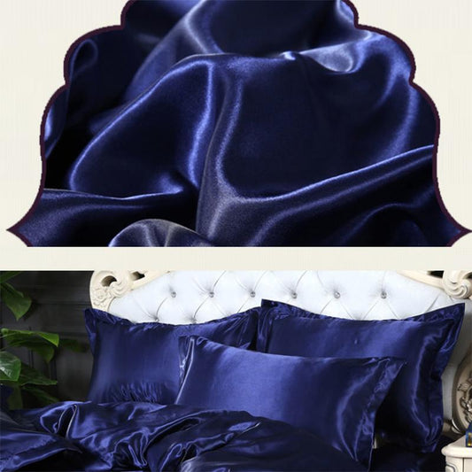 Sleeping Four-piece Pure Color Household Duvet Cover Sheet Student 4-piece Dormitory Bedding
