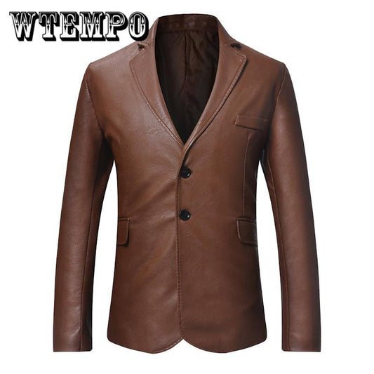 Arrival Leather Jackets Men's Jacket Outwear Men's Coats P U Jacket Coat