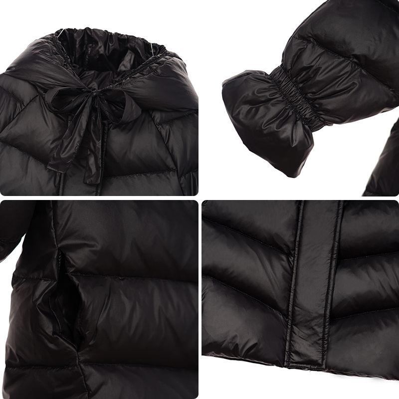 Girls' Cotton Clothes Cute Autumn and Winter Thickening Mid-length Children's Jackets Winter Clothes Foreign Style Cotton Clothes Children's Clothes